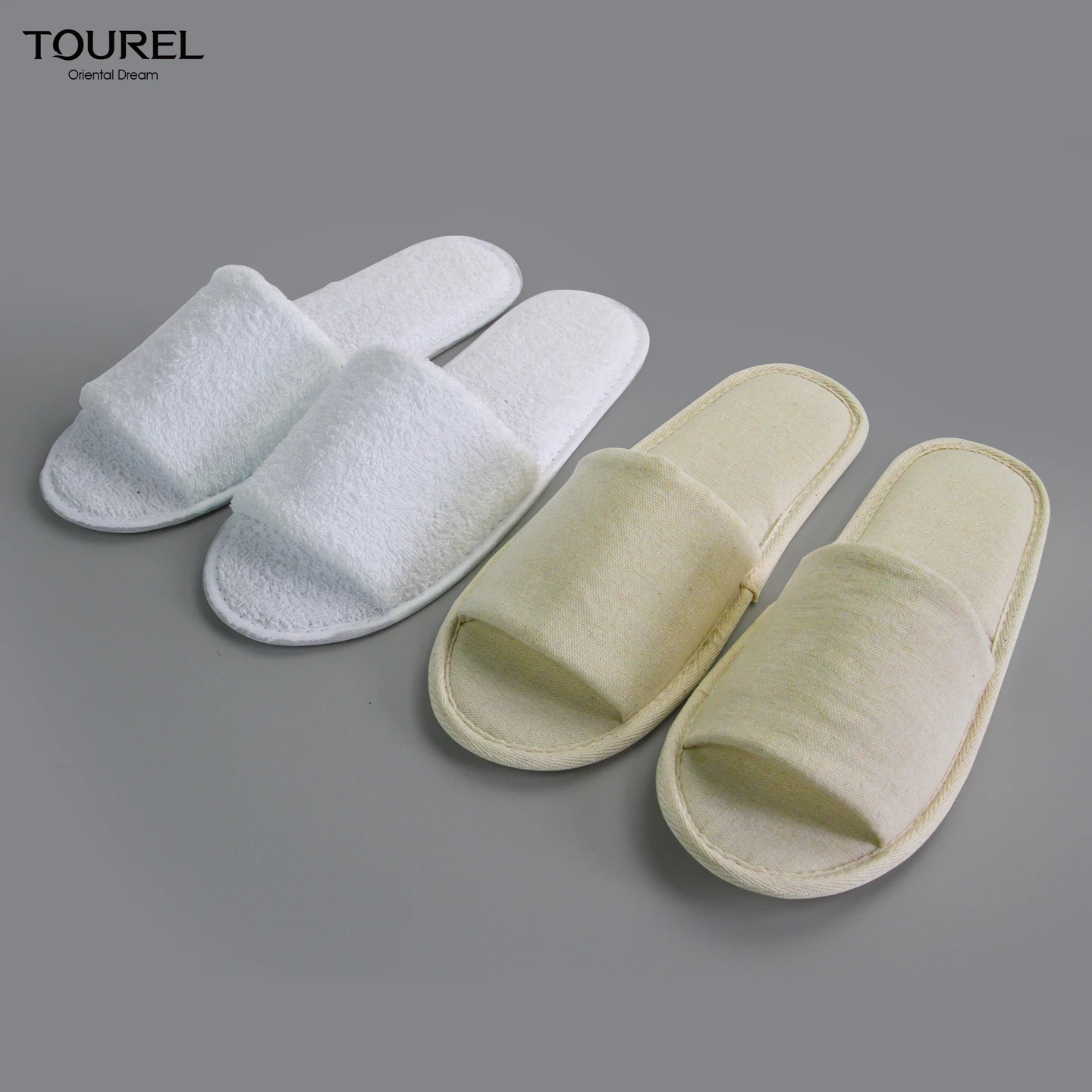 Comodidades de Hotel Características Reciclables Logotipo Personalizado Muestras Gratuitas de 5 Estrellas Zapatillas de Spa de Lujo Desechables de Hotel