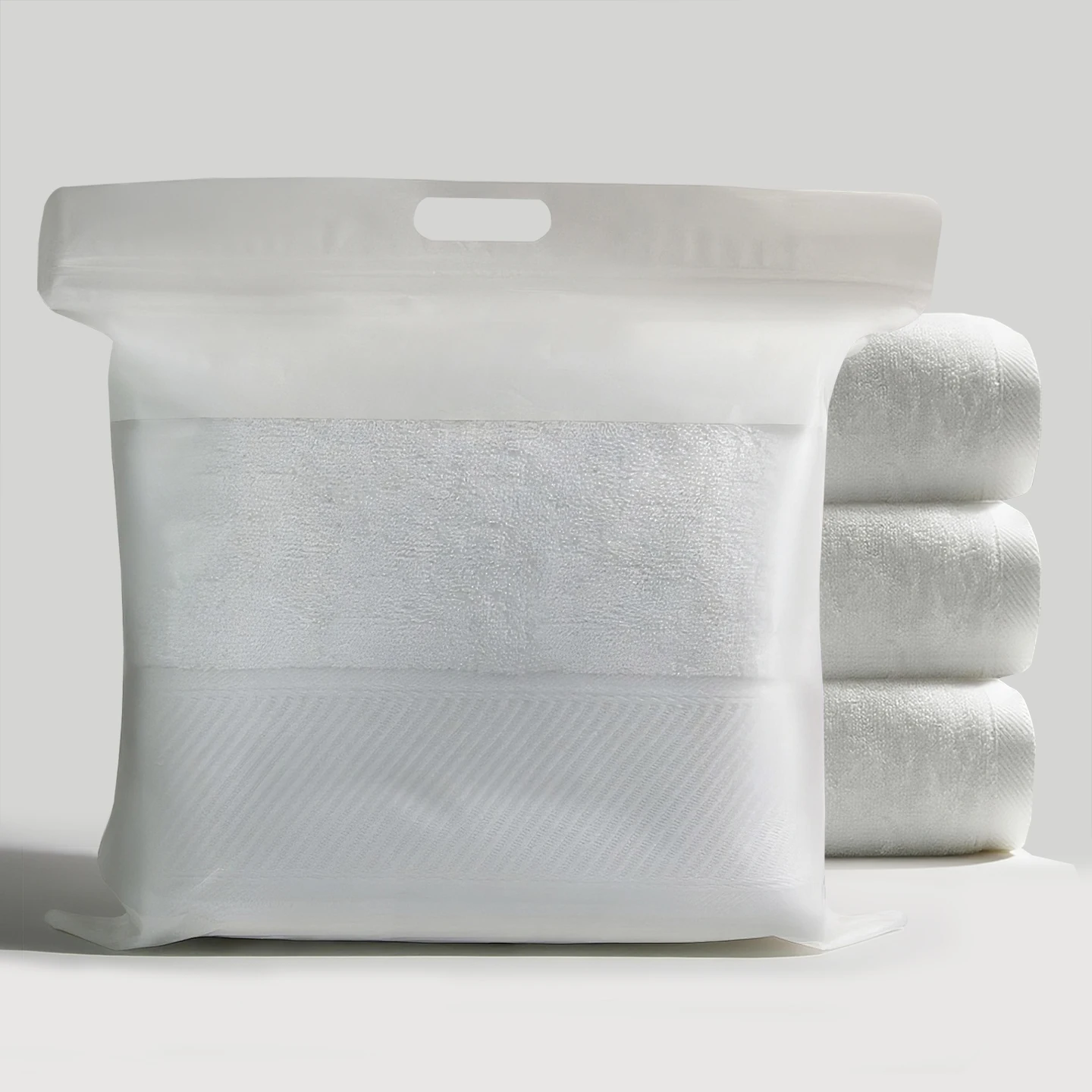 Logotipo Personalizado Color S&oacute;lido Blanco Hotel Spa 5 Estrellas Toalla de Ba&ntilde;o de Lujo Super Suave Absorbente 100% Algod&oacute;n Ecol&oacute;gico de Secado R&aacute;pido Juego de Toallas