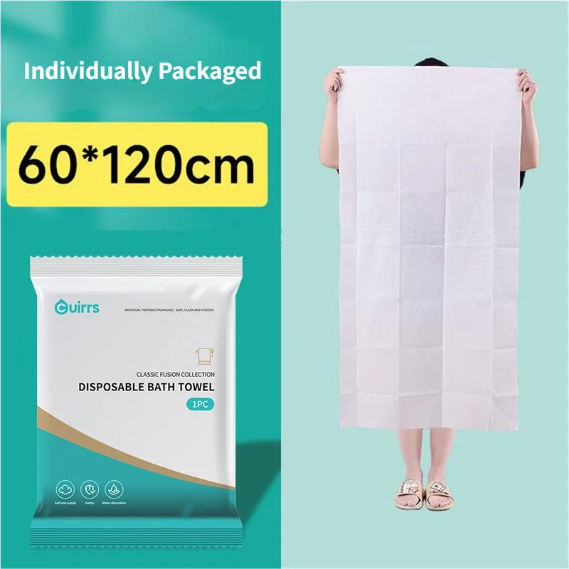 Luxury Disposable Bath Towel | Thick Pearl Weave | Single Use For Hotel Amenities & Guest Comfort