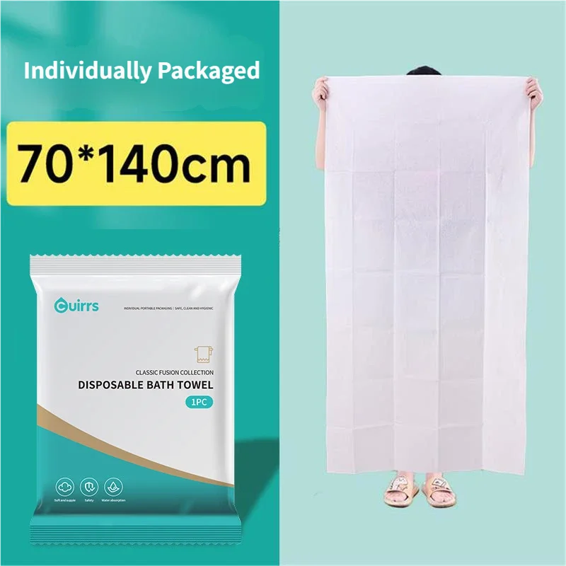 Heavy-duty Disposable Bath Towel | Tear-resistant & Lint-free | Ideal For Business Trips & Gym Showers
