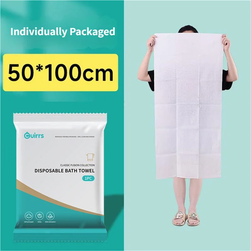 Heavy-duty Disposable Bath Towel | Tear-resistant & Lint-free | Ideal For Business Trips & Gym Showers