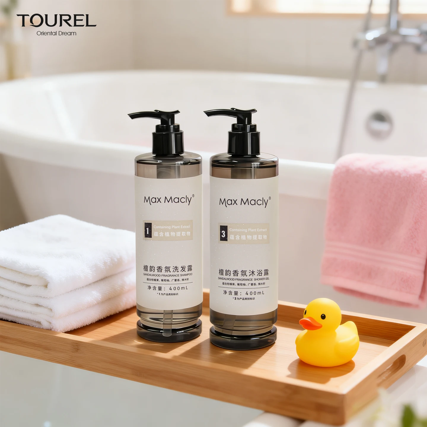 400ml Refillable Invisible Wall Mount Floating Dispenser Anti Tamper For Hospitality Amenities Shampoo Shower Gel Conditioner