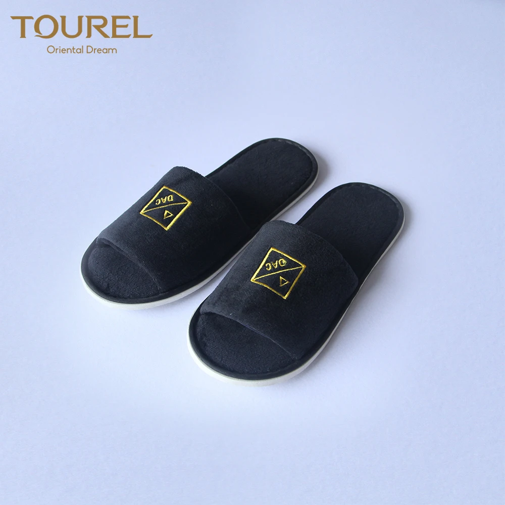 Tourel Competitive Price Stripe Coral Fleece Sleeper Hotel Bedroom Sleeper