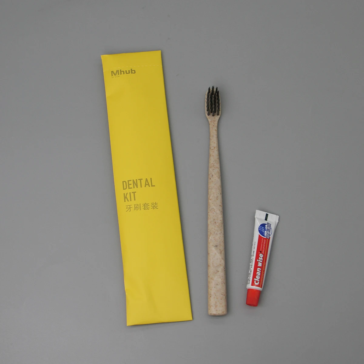 Oral Care Eco Friendly Luxury Dental Kit Dupont Soft Bristles Custom Logo Hotel Disposable Toothbrush Dental Kit