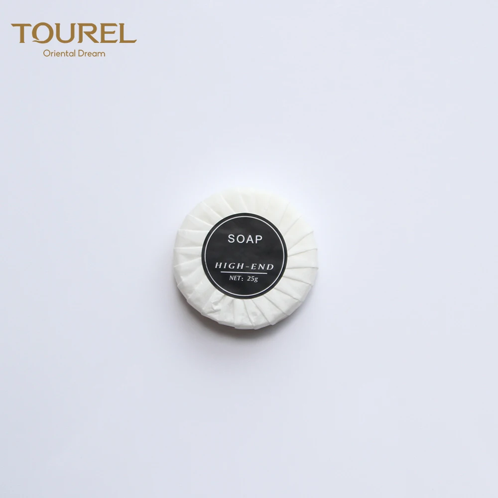 Jab&oacute;n de ba&ntilde;o de hotel mini de lujo, desechable, biodegradable, ecol&oacute;gico e hidratante de 30 g, con logotipo y color personalizados