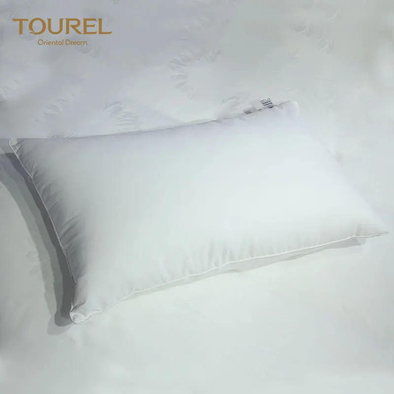 Wholesale Bed Pillow Supplier Cheap White Polyester Microfiber Filling Pillow For Hotel/hospital/home