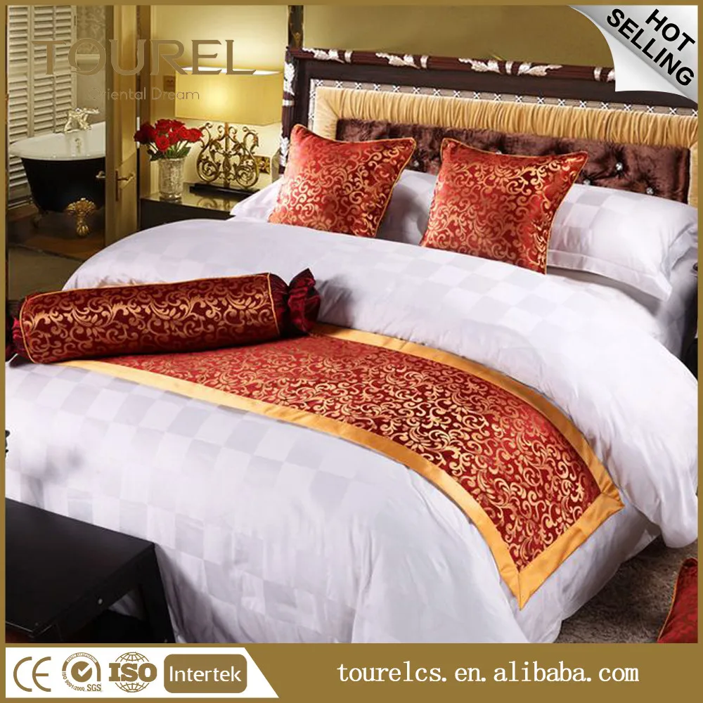 Wholesale Custom Bed Runners For Hotels,Bed Scarves And Runners