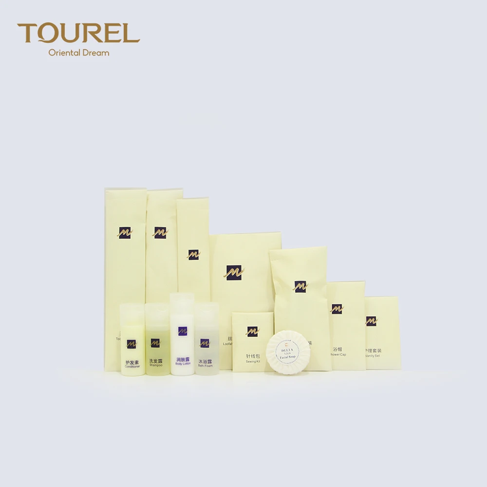 Tourel Primera Clase A Calidad SGS Certificado Maquinilla de Afeitar Desechable y Set Gratuito de Amenidades de Baño para Hotel