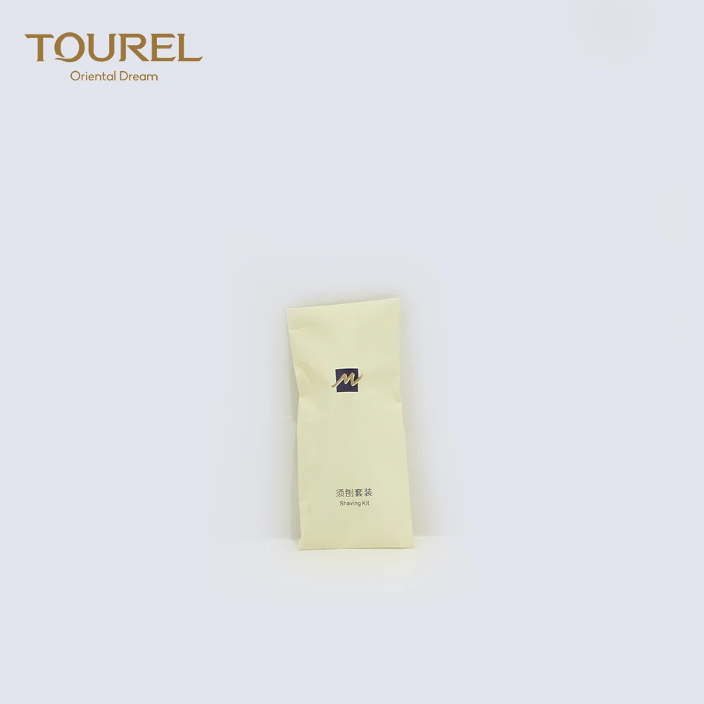 Tourel Primera Clase A Calidad SGS Certificado Maquinilla de Afeitar Desechable y Set Gratuito de Amenidades de Baño para Hotel