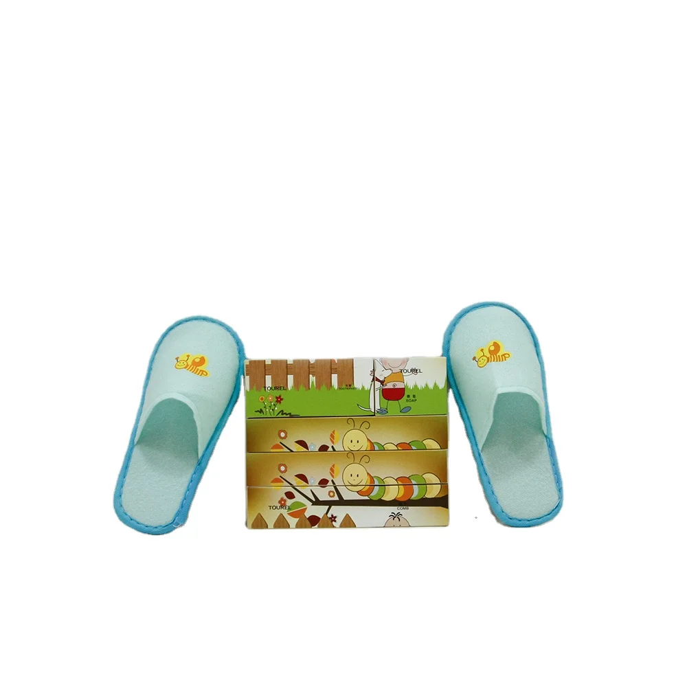Kit de Higiene Desechable Personalizado para Hotel Art&iacute;culos de Tocador Set de Amenidades para Hotel y Hogar para Uso Infantil
