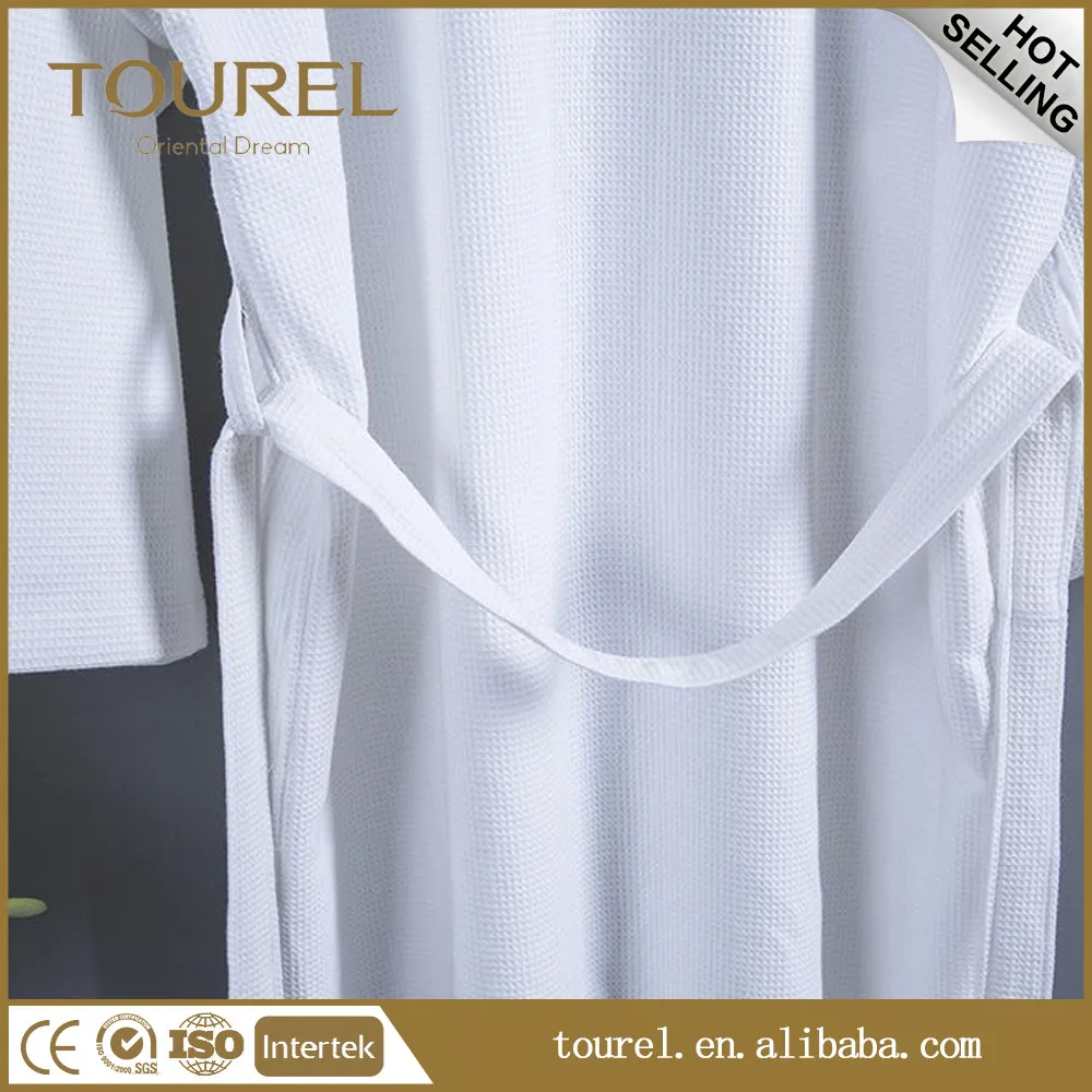 China Cheap White Velour Bathrobes 5 Star Hotel Bathrobes