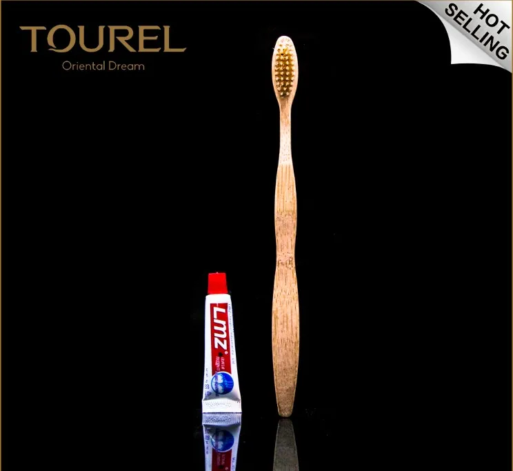 5 Star Hotel Amenities Set Disposable Dental Kits Biodegradable Eco-friendly Toothbrushes With Custom Logo
