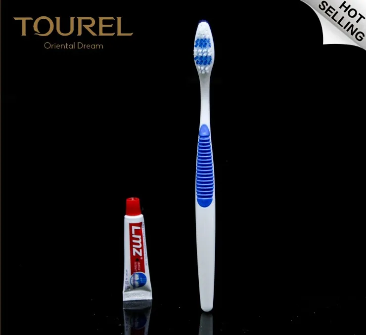 5 Star Hotel Amenities Set Disposable Dental Kits Biodegradable Eco-friendly Toothbrushes With Custom Logo