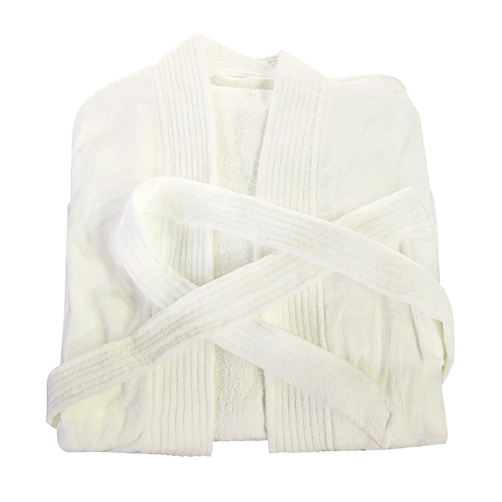 Customized 100% Cotton Luxury Cut Pile Hotel Bathrobe For Women And Man