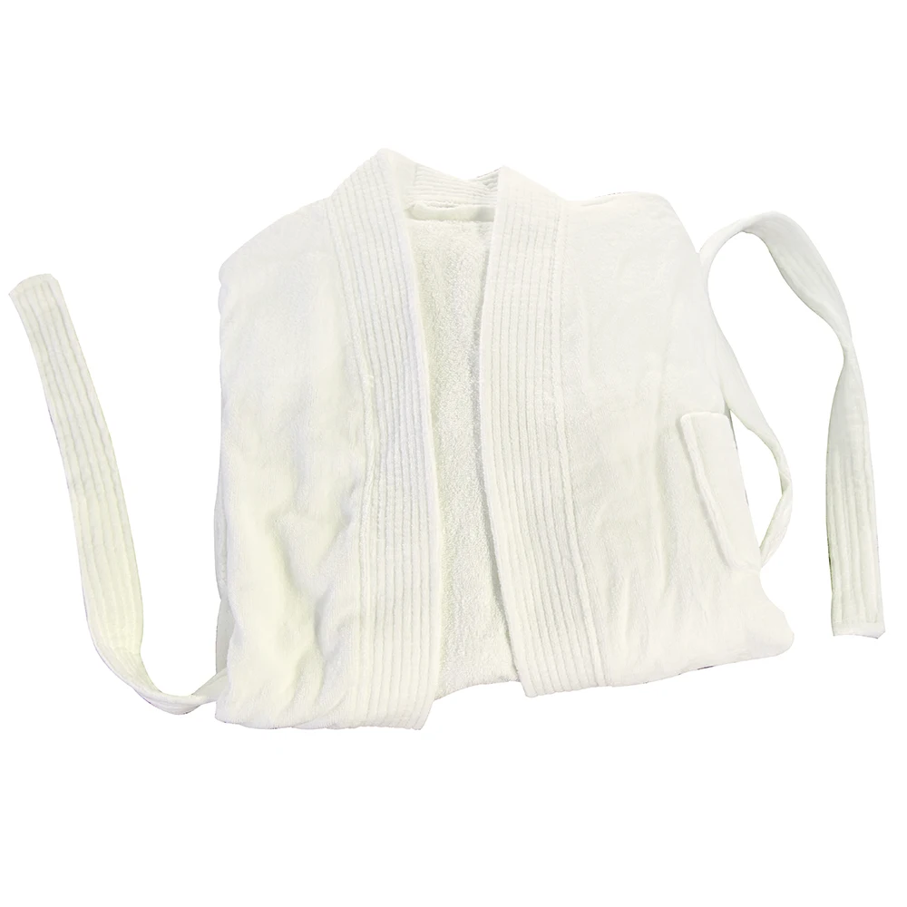 Customized 100% Cotton Luxury Cut Pile Hotel Bathrobe For Women And Man