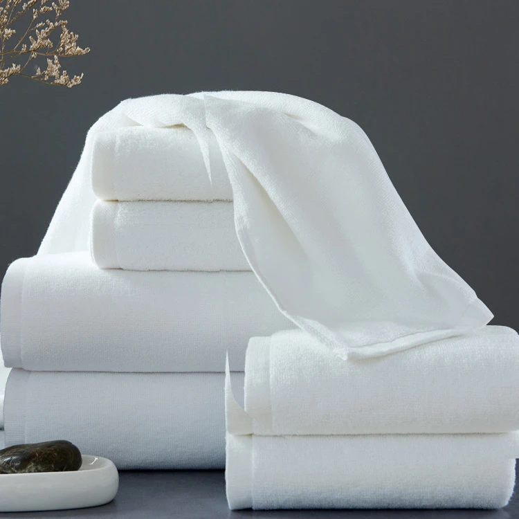 100% Cotton Custom Printed Hand Towels Quick-dry Disposable For Hotels Solid Color Made In China