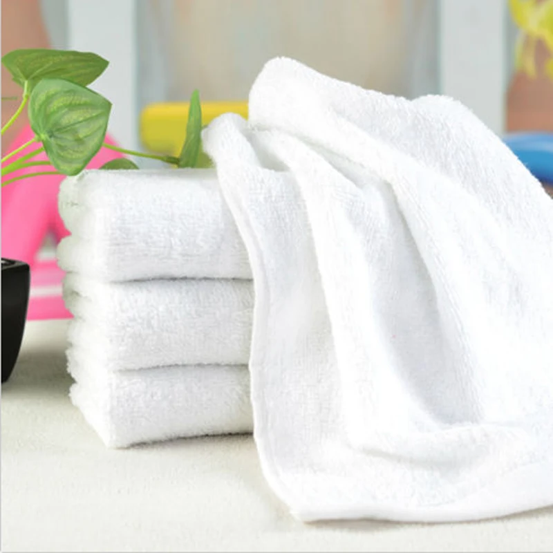 100% Cotton Custom Printed Hand Towels Quick-dry Disposable For Hotels Solid Color Made In China