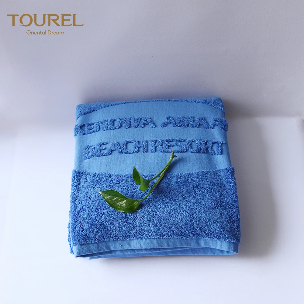 High Quality 100% Cotton Custom Print Compressed Disposable 90*180 Large Thick Waffle Beach Towel