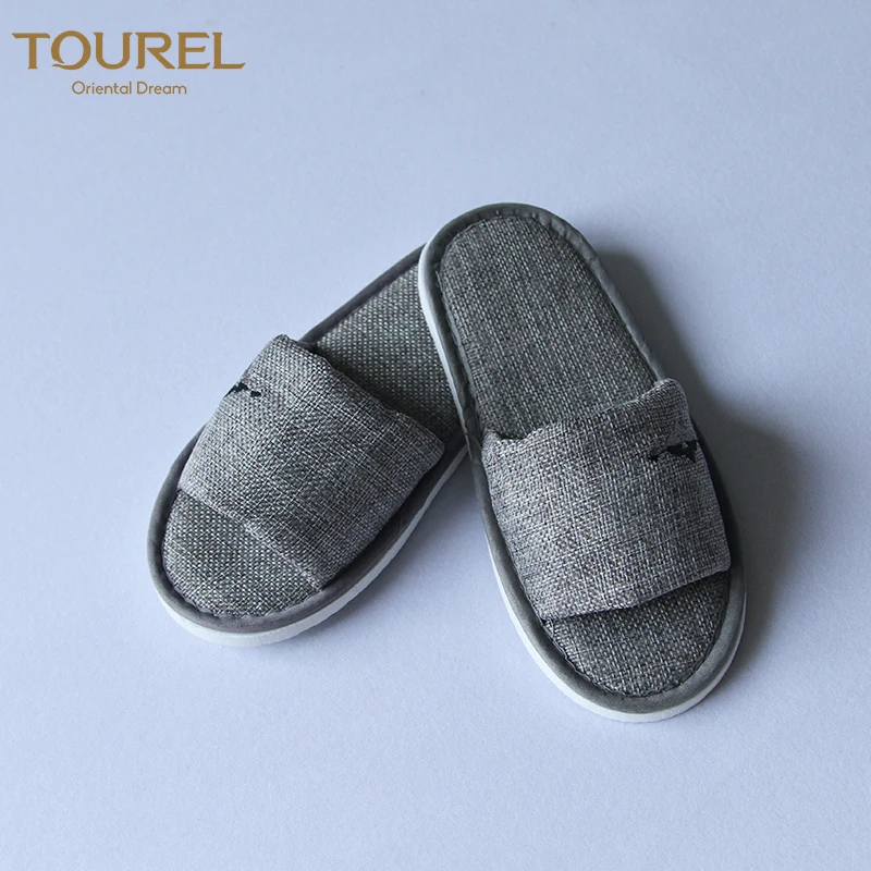 Luxury High Quality Cheap Custom Cotton Lady Woman Low Price Hotel Kids Massager Slipper