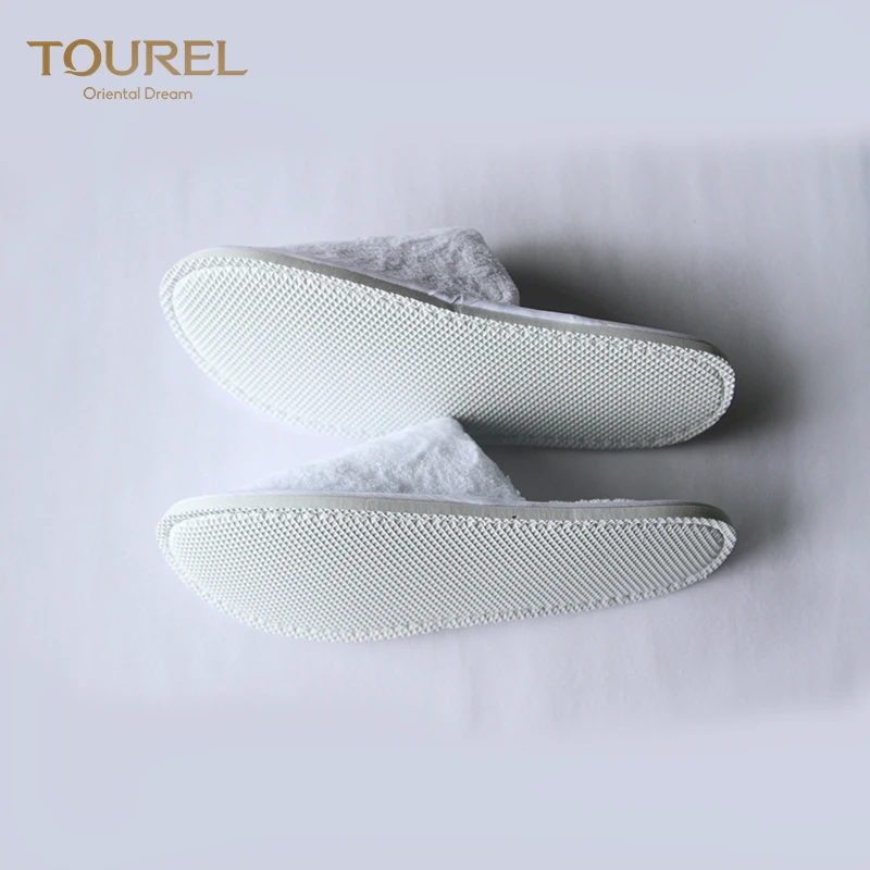 Luxury Custom Hotel Linen Terry Cloth Bath Robes Wholesale Cotton House Slippers For Women Sexy Indoor Slipper For Winter