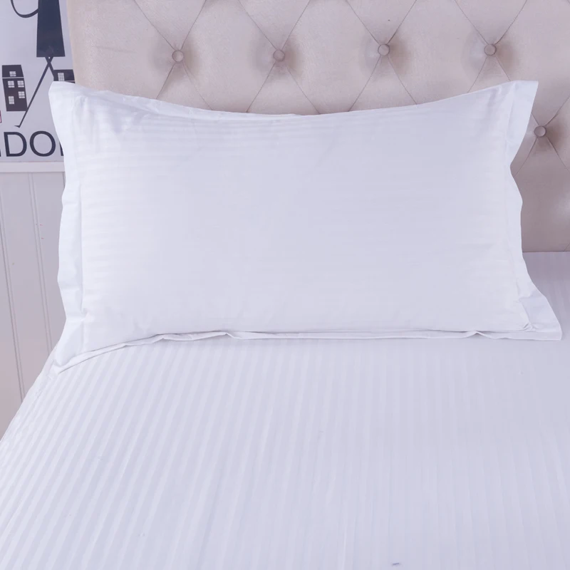 Wholesale 5 Star Luxury 100% Cotton Hotel Bedding Sets White Bed Sheets 300tc Eco-friendly All-season Wedding Four-piece Kit