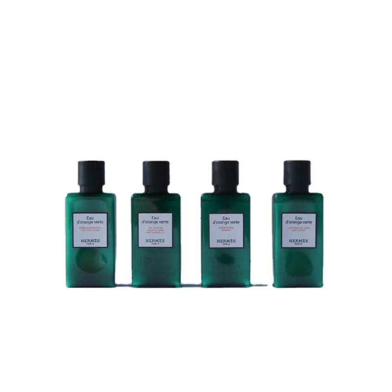 Mayorista 5 Estrellas Yangzhou Suministros de Ba&ntilde;o Baratos Champ&uacute; Botellas Desechables de Lujo Set de Amenidades para Hotel