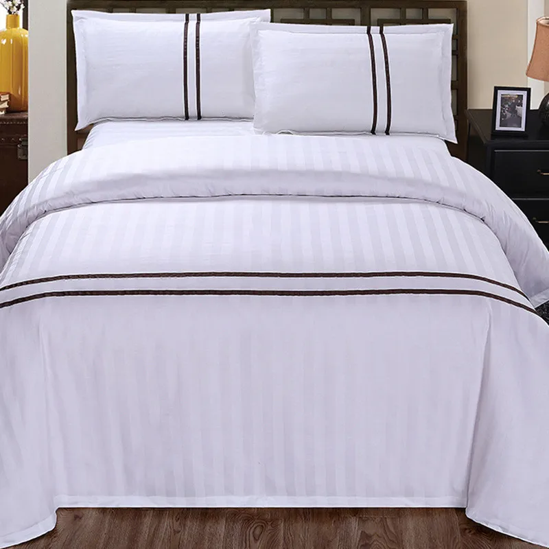 Made In China Egyptian Cotton Bedding Set Linen Microfiber Comforter Cotton Colour Hotel Used White Cotton Bed Sheets