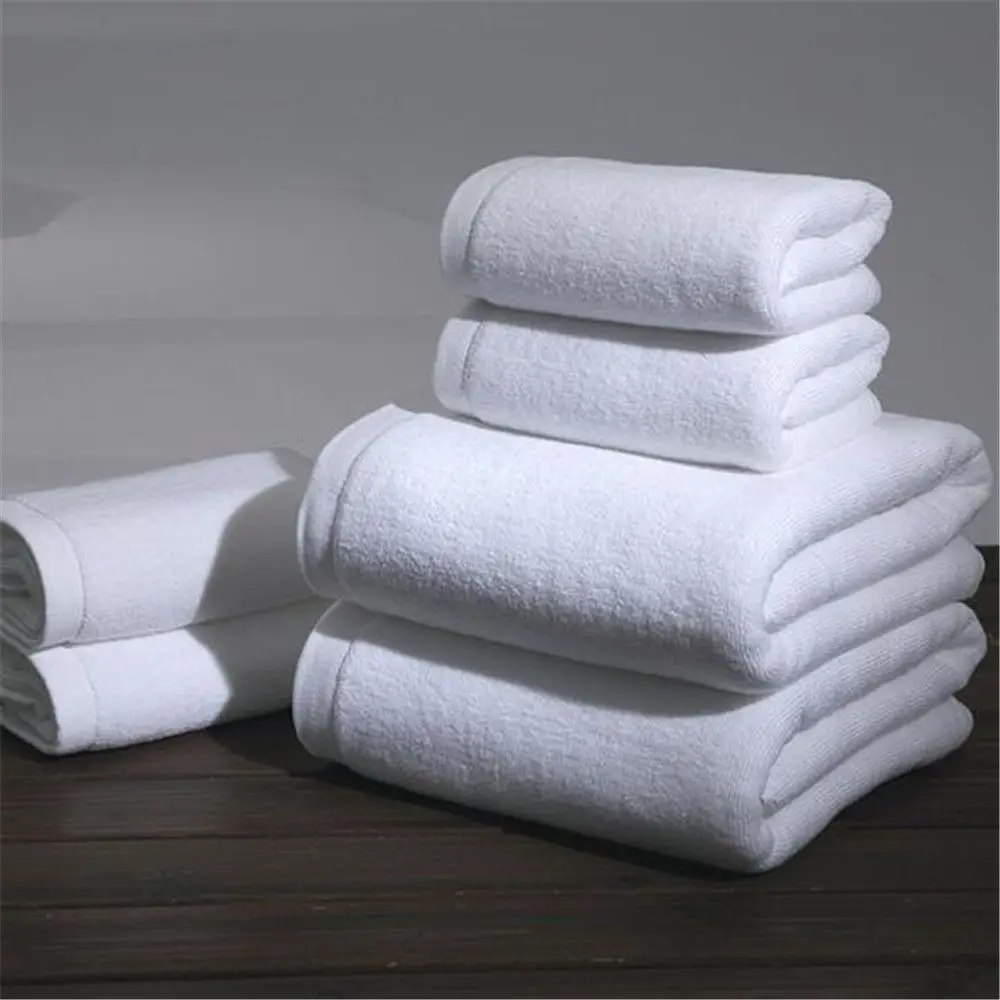 Hot Selling Luxury High Quality Pool Spa Turkish 100% Pure White Cotton Terry Towel Hotel 21 Hand Bath Towels