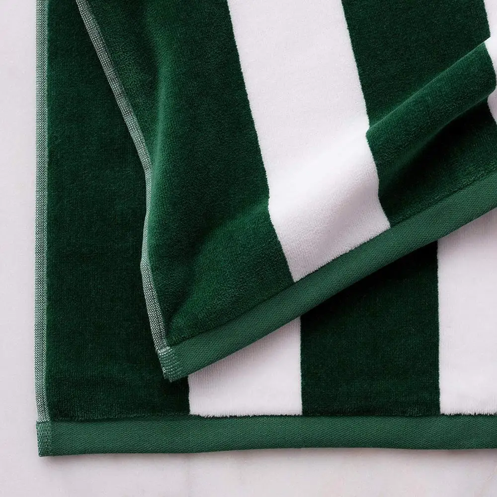 Australian Outdoor Travel Beach Bath Towel Quick Dry Yoga Stripe 100% Cotton Terry Towling
