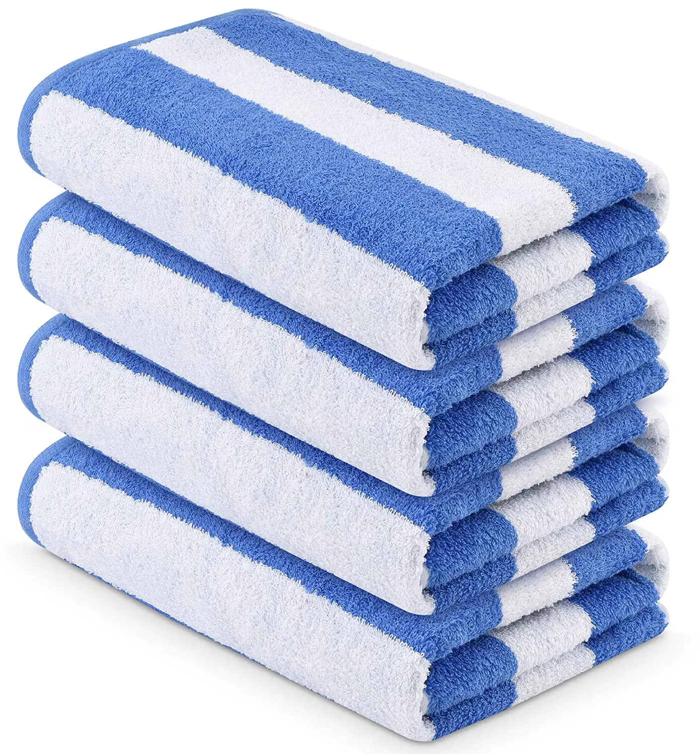 High Quality 100% Cotton Terry Towels Custom Woven Luxury Hotel Bath Stripe Beach Towels Quick-dry Compressed Wholesale Bulk For