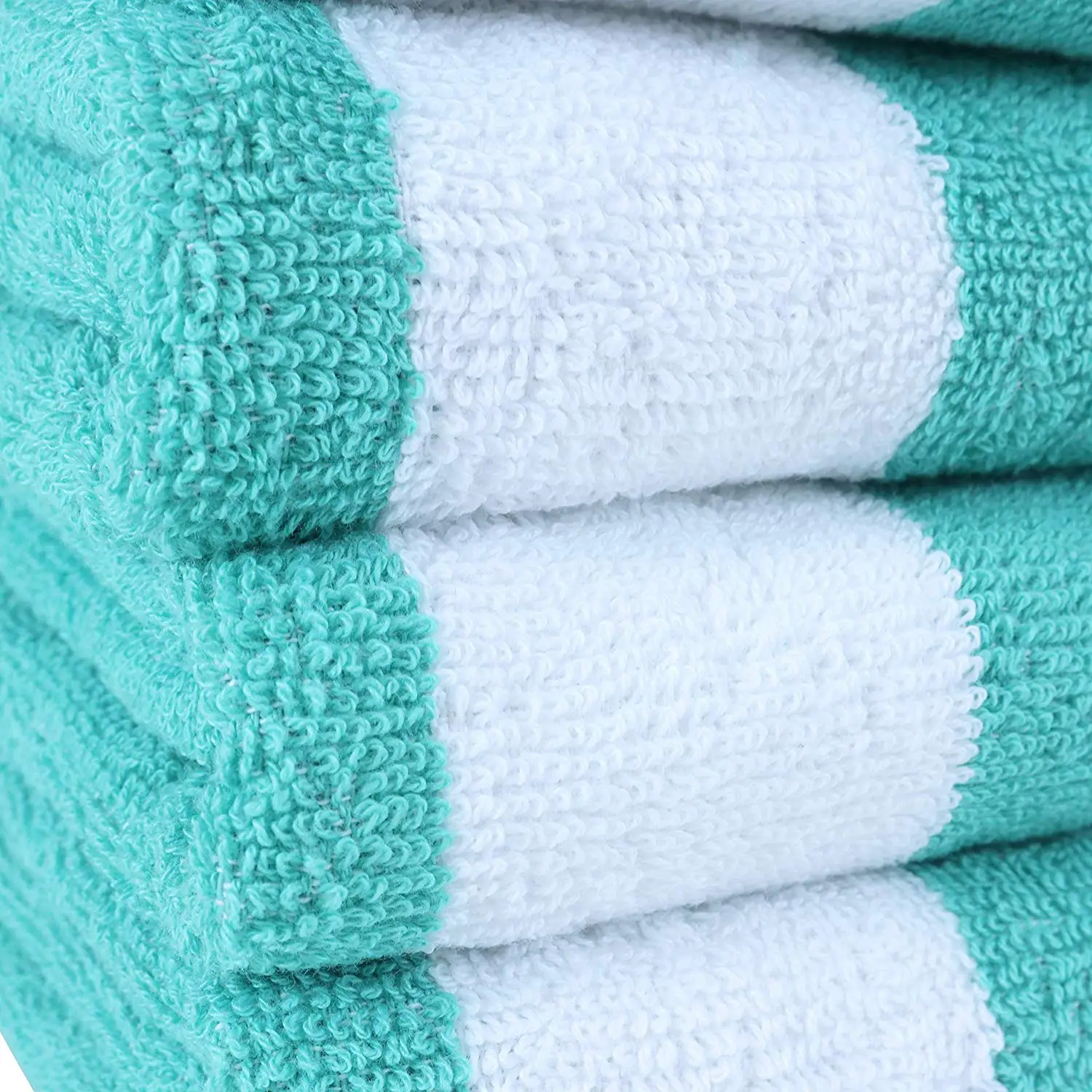 High Quality 100% Cotton Terry Towels Custom Woven Luxury Hotel Bath Stripe Beach Towels Quick-dry Compressed Wholesale Bulk For