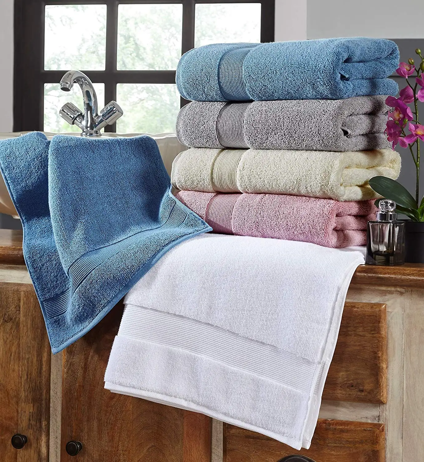 Wholesalers Hammam Luxury 100% Turkey Turkish Cotton 16s White Sets Wholesale Hotel Spa Bath Hand Towels Bathroom Towel Supplies