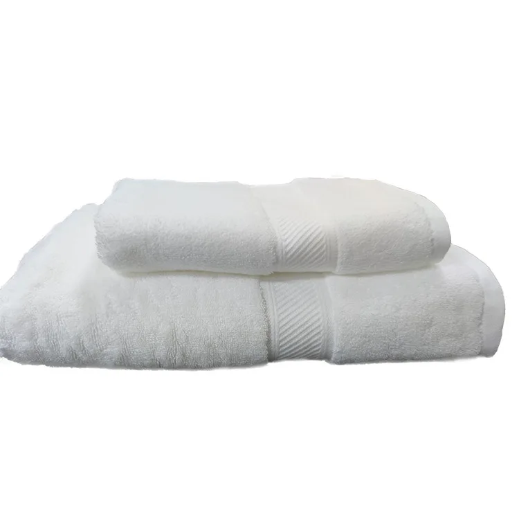 Eco-friendly Jacquard Logo White Cotton Bath Robe Towel Disposable Compressed 5 Star Hotel Quality China Wholesale Cheap Hand