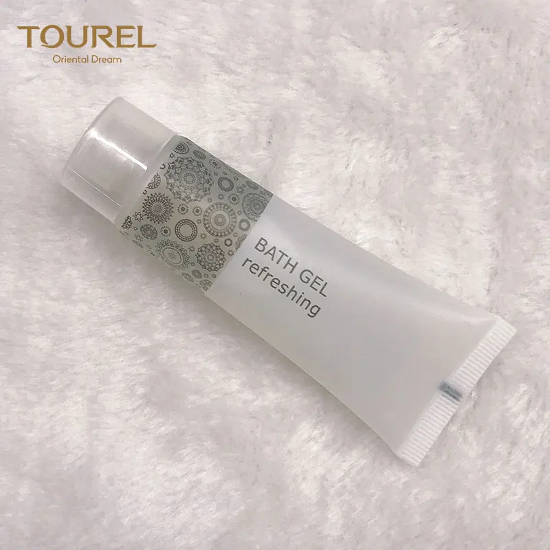 Venta al por mayor Tubo de artículos de baño desechables de alta calidad y económicos de 30ml para hotel/tubo de champú para hotel